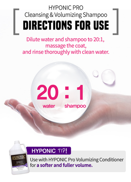 HYPONIC PRO Shampoo - Cleansing & Volumizing