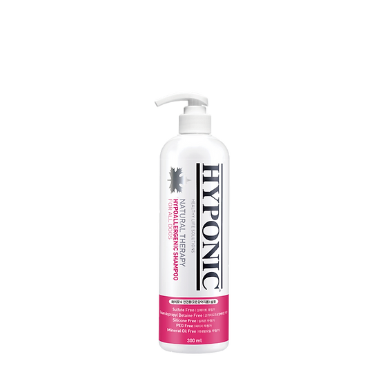 HYPONIC Hypoallergenic Dog Shampoo for All Breeds - 100% Natural Formula with Premium Oils
300ml