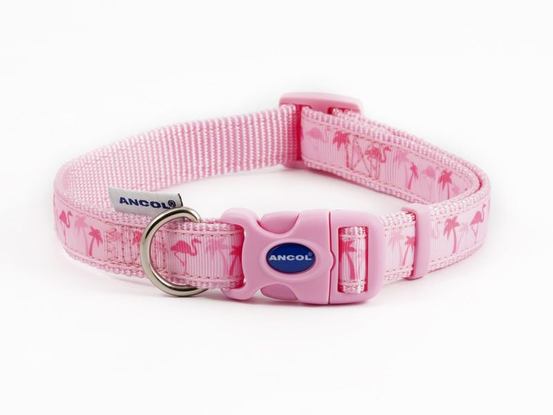 Ancol Pink Flamingo Collar