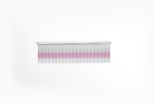 UTSUMI 4.5 Wide Pink Line Comb