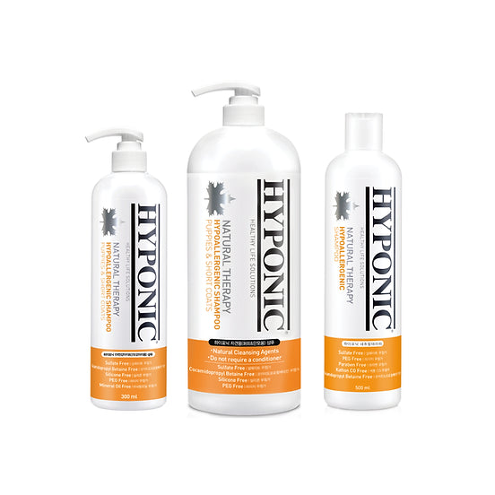 HYPONIC Hypoallergenic Shampoo - Puppies & Short Coats and Itchy skin