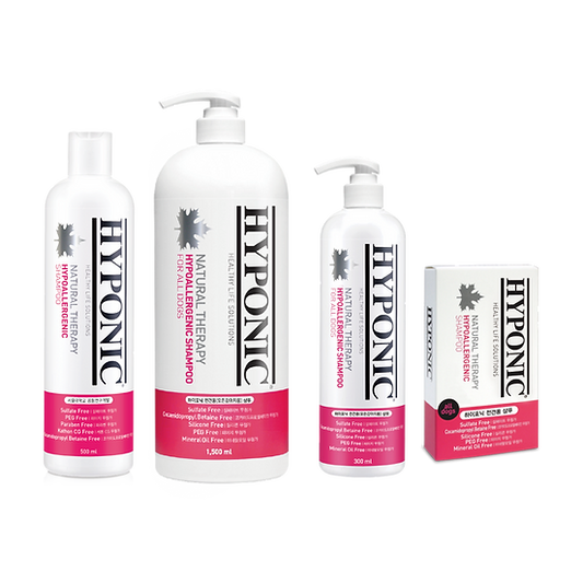 HYPONIC Hypoallergenic Dog Shampoo for All Breeds - 100% Natural Formula with Premium Oils
Full product line