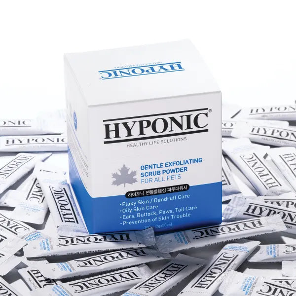 HYPONIC Powder Shampoo Exfoliating Scrub – Natural Dandruff & Sebum Control 100g