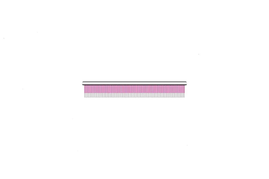 UTSUMI Mini Pink Line Comb