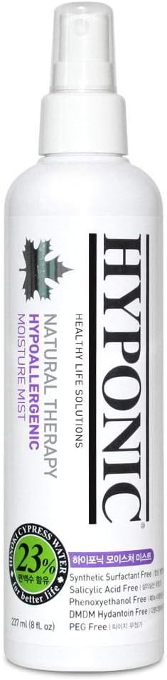HYPONIC Detangling Moisturizing Mist – Surfactant-Free Grooming Spray with Hinoki Cypress 237ml